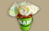 Unique New Borns Baby Clothing Bouquet Gift , Infants baby shower bouquet