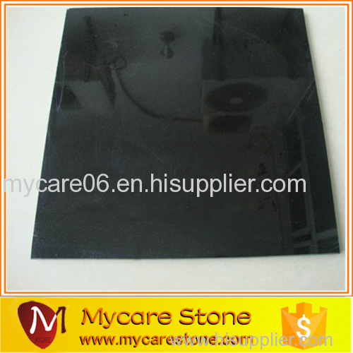 Wholesale beautiful polished granite absolute black tile for sale