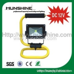 DC 12V 10w rechargeable flood light