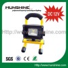 DC 12V 10w rechargeable dimmable led flood light