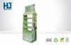 Foldable 3 Tiles Disassemble Beverage Display Floor Stand Shelf For Milk / Tea