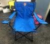 Comfortable 600D Fabric Armrest Foldable Beach Chair Logo Printed 50x50x82cm