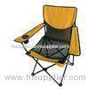 Fashion 600D Oxford Mesh Foldable Travel Beach Chairs , Heavy Duty Steel Tube