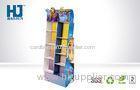 Eco friendly recyclable custom cardboard book display stands for cosmetic