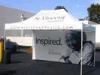 800D White Quick Set Up Folding Gazebo Tent 3 x 4.5 m With Silk Screen Printed