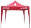 Red Coca Cola Instant Folding Gazebo Tent With Slant Leg / Canopy Party Tent