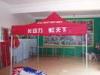 Red Printed Outdoor Screened Gazebo Tent 3 x 3 m For Instant Market Stall