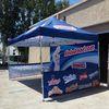 Hexagonal Aluminum Frame Folding Canopy Tent For Party / Bakery Advertising