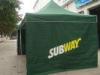 Anti - flaming Aluminum Folding Canopy Tent For Picnic / SUBWAY Noshery Promotion