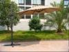 Heavy Duty 3M Waterproof Polyester Outdoor Patio Umbrellas , Cantilever Garden Parasol