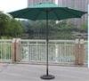 Non - tilted Outdoor Patio Umbrellas With Straight Stand / Heat Transfer Printing OEM