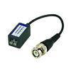 Cat5 to BNC Video Balun Transceiver 60dB CMRR , Video Balun With Power