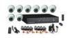 8 Channel Security Camera System POE CCTV DVR Kit with PTZ Control