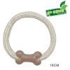 Eco-friendly Chewable Dog Rope Toy with bone