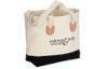 280g white standard size tote canvas bag Cotton Totes / Grocery Market Shopper