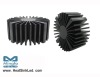 SimpoLED-BRI-16050 for Bridgelux Modular Passive LED Cooler Φ160mm