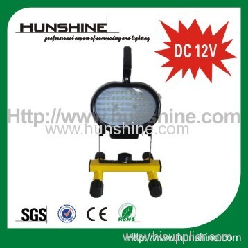 DC 12V round shaped holder 56 led flood light outdoor