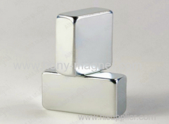 Neodymium Rare Earth Block Magnets with Nickel-copper-nickel Plating