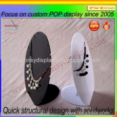 Custom materials acrylic jewelry display stand