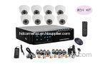 HD surveillance camera system with 8 cameras