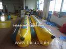 Funny And Fatastic 0.9mm PVC Inflatable Fly Fishing Boats / 16 Person Inflatable Banana Boat