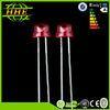 Single Color Straw Hat High Brightness 5mm LED Diode Red 620nm - 625nm
