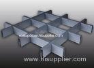 Decorative Metal aluminum suspended ceiling grid With 0.4mm - 0.8mm Thickness