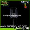 Long Pin Water Clear Lens Round Blue 10mm LED Diode For Decoration