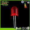 Red 20mA 10mm LED Diode , Round Shape 30 Degree water clear Lens 10 mm LED