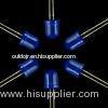 Long Pin 8mm LED emitting diode , Water Clear Lens Blue LED 465nm - 470nm