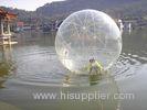Clear PVC 2m Inflatable Aqua Ball / Walk On Water Ball For Kids And Adults