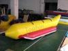 3 Persons 0.9mm PVC Banana Boat For Amateur Boat Race / Family Adventure