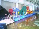 0.9mm PVC Tarpaulin Inflatable Bounce House Water Slide For Swimming Pool