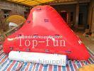 Amusement Aqua Park Inflatable Rock Slide / Iceberg For Commercial Rental Business