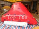 Amusement Aqua Park Inflatable Rock Slide / Iceberg For Commercial Rental Business