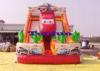 Cartoon Car Decoration Inflatable Slide Kids Outdoor Backyard Slide