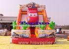 Cartoon Car Decoration Inflatable Slide Kids Outdoor Backyard Slide