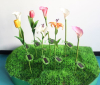 High simulation new-style solar led flower pot light Flower Solar Light Tulip Garden Lights LED Lawn Garden Lights