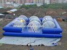 1.3m High Double Tube Inflatable Swimming Pools With Water Ball