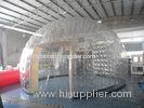 Outdoor Inflatable Transparent Bubble Tent , PVC Hand-made Clear Dome Tent