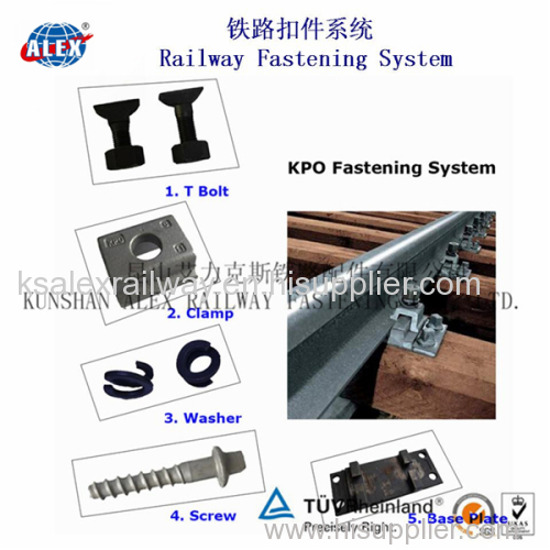 Rail Clamp With Bolt, SGS Proved Rail Clamp Jiangsu Producer, Lowest Price Rail Clamp Supplier