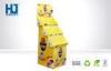 Yellow Recoverable Cardboard Pallet Display Shelf For Mosquito Coil Products