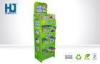 Trash Bin Promotion Folding Cardboard Floor POP - UP Displays With Pallets