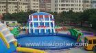 Big Blow Up Water Slides , Commercial Inflatable Pool Water Slides For Aqua Park Games