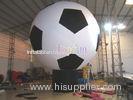 Oxford Inflatable Advertising Balloon 3M Diameter 5 MetersTall Soccer Shape And Style For Advertisi