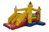 Childrens 15 oz Inflatable Castle Combo Bounce House With Double Slides