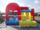 Kids Backyard Fun World Inflatable Jumping Castle with PVC tarpaulin , Customized Color and Size