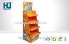 Durable Orange 350g CCNB Corrugated Cardboard Paper Pallet Display For Product Show