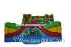 Climbing Inflatable Combo For Amusement Park , Bounce House Water Slide Combo