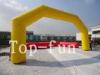 Giant Yellow Advertising inflatable entrance arch for promotional show